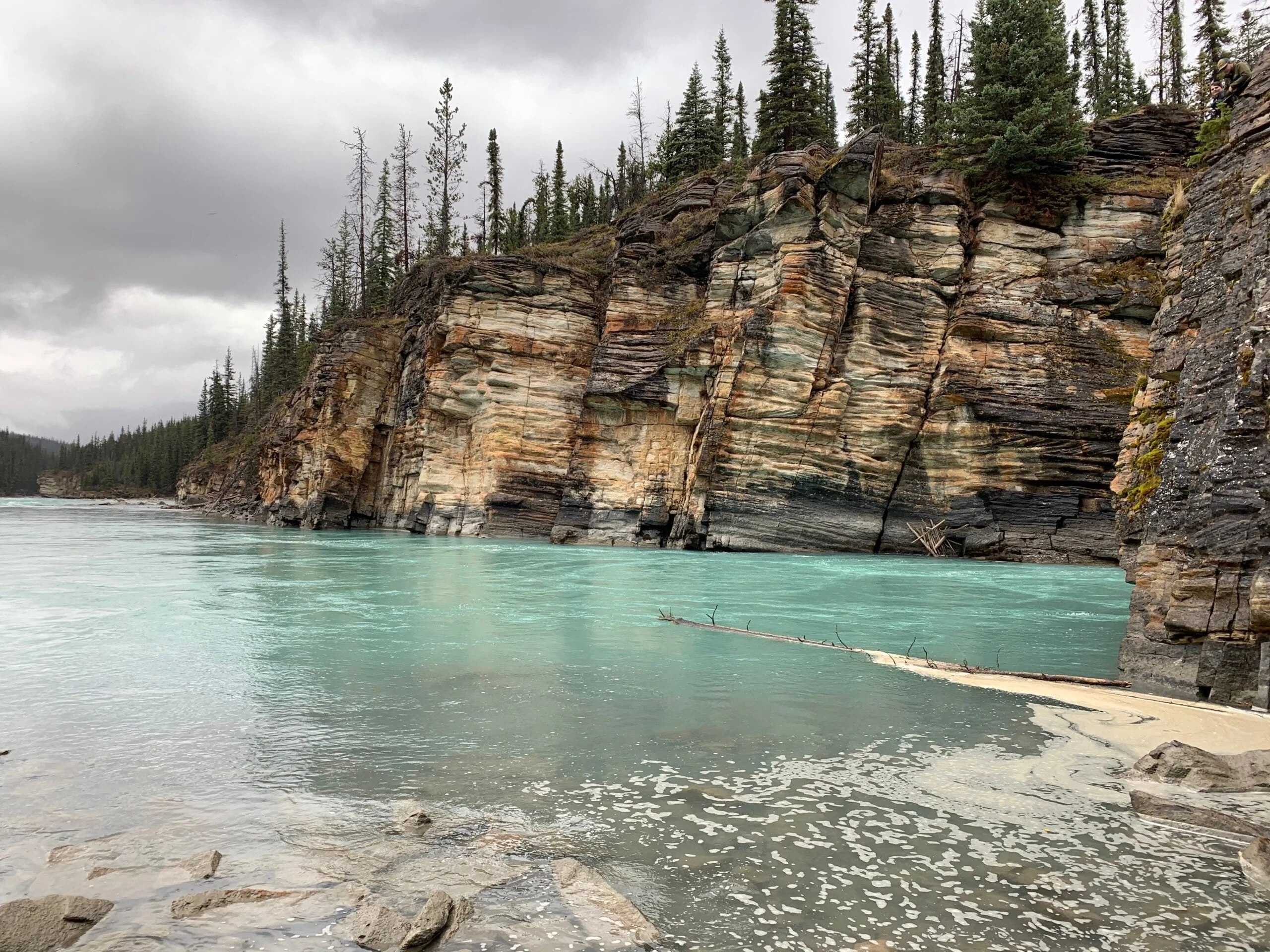 Athabasca Falls, Icefields Parkway in Alberta