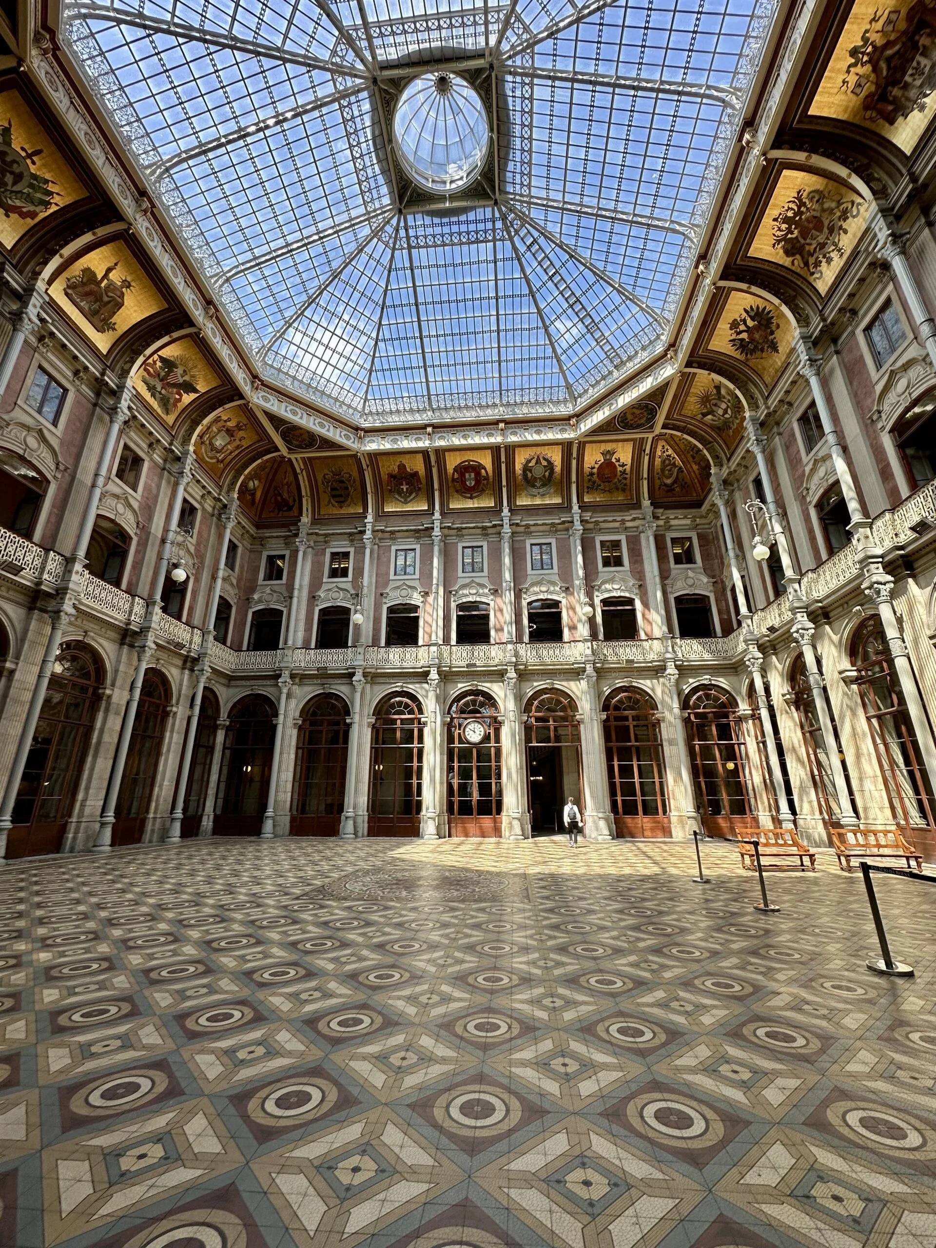 Bolsa Palace entrance foyer, a great Porto Instagram Spot!