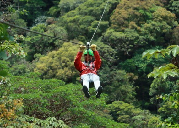 Ziplining at Sky Adventures, Monteverde