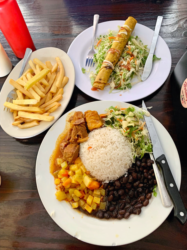 Typical Costa Rican Cuisine at Soda La Hormiga, La Fortuna