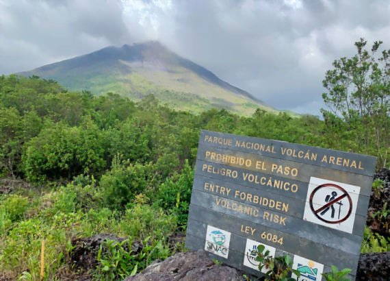 Hiking close to Arenal Volcano, Costa Rica