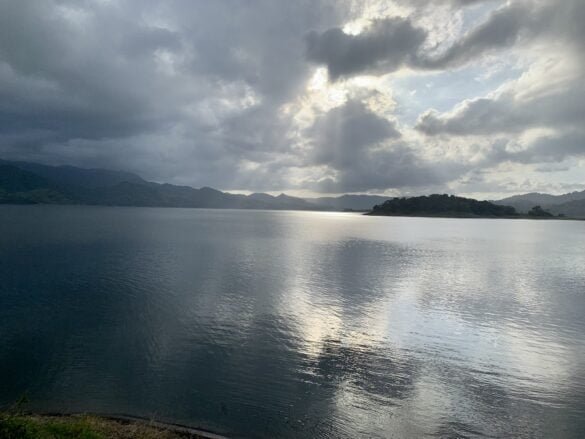 Lake Arenal, Costa Rica on a cloudy day