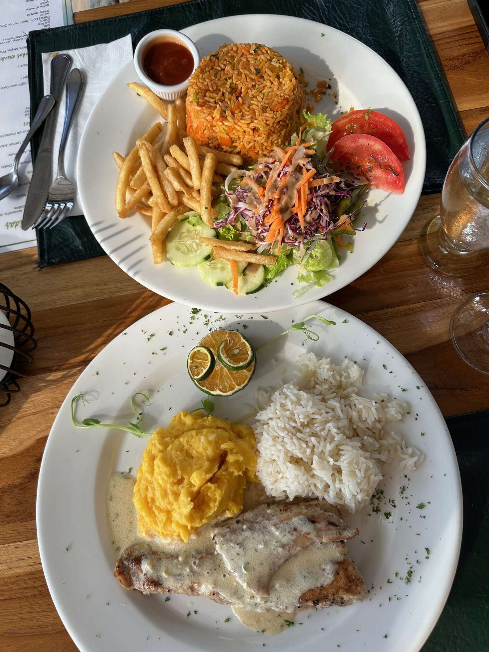Ronny's Place meal