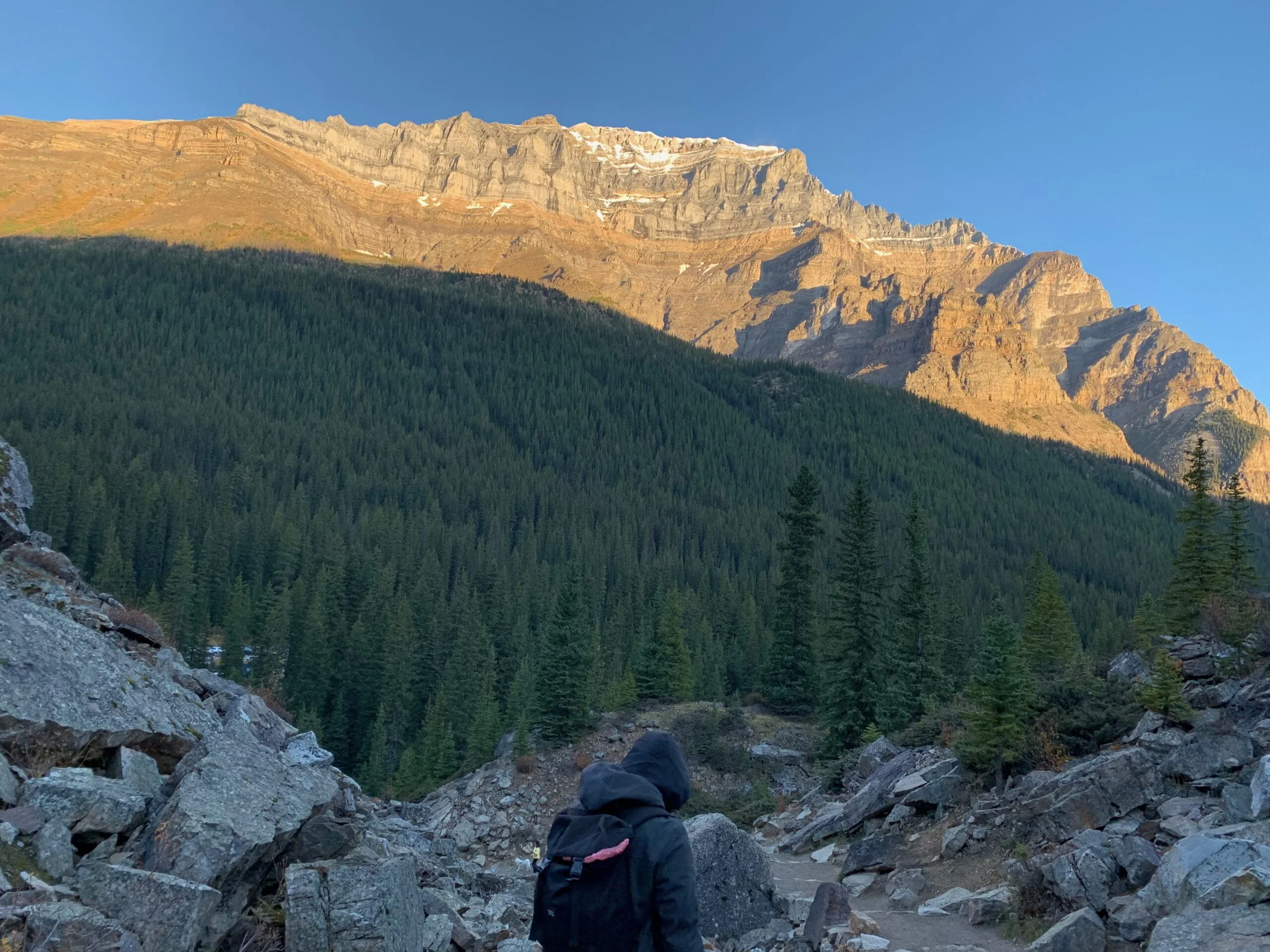 Moraine Lake rockpile