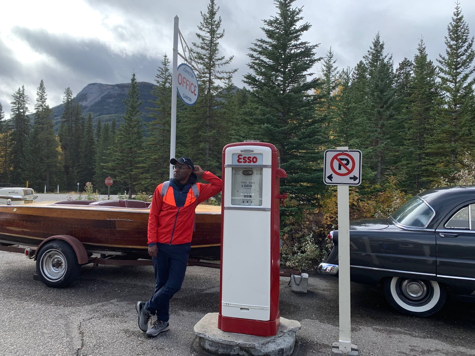 at Johnston Canyon