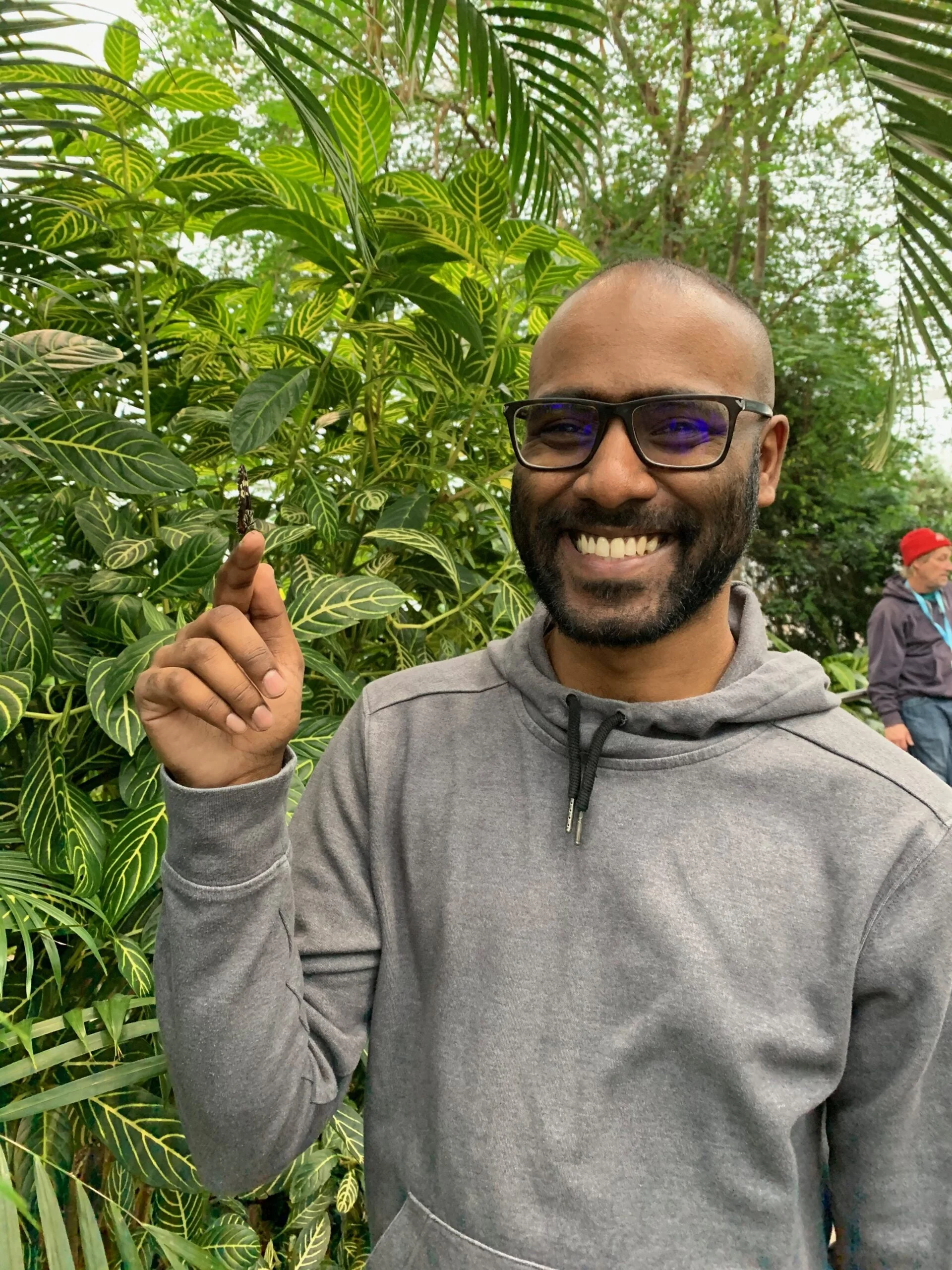 Arujan at the Niagara Butterfly Conservatory