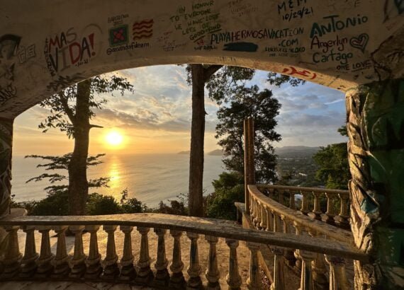 Jaco, Costa Rica sunset on El Miro Hike