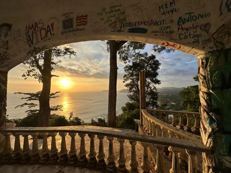 Jaco, Costa Rica sunset on El Miro Hike