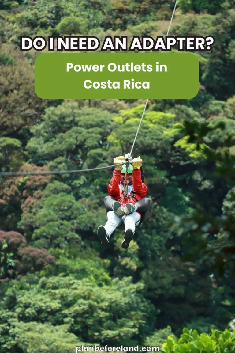 Ziplining in Monteverde, script says: Do I need an adapter in Costa Rica? Power Outlets in Costa Rica