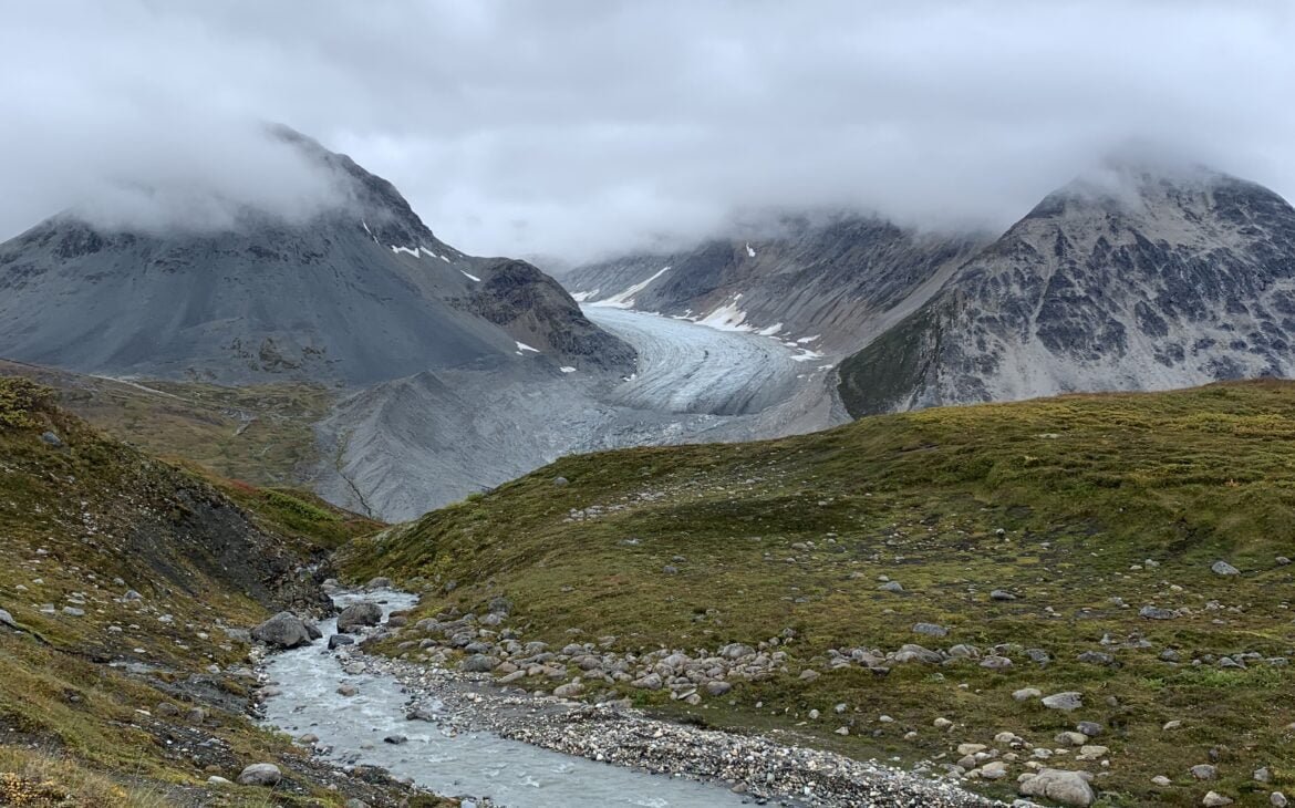 Clouds over Samuel Glacier