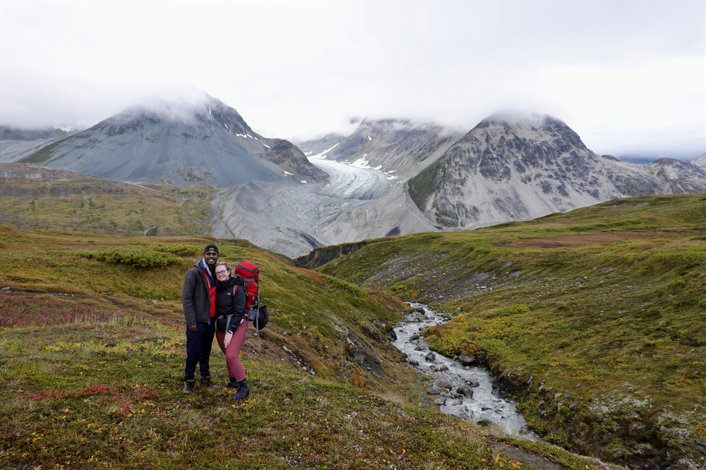 Samuel Glacier with my boo, Arujan