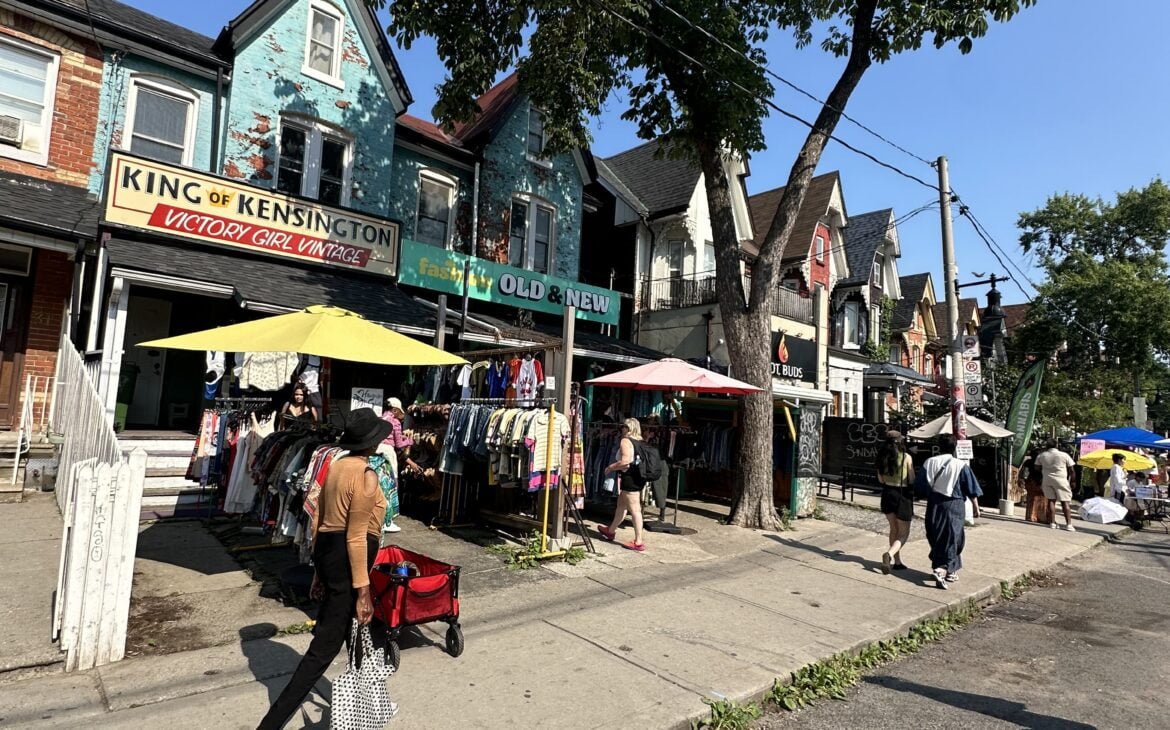 Kensington Market during Pedestrian Sundays