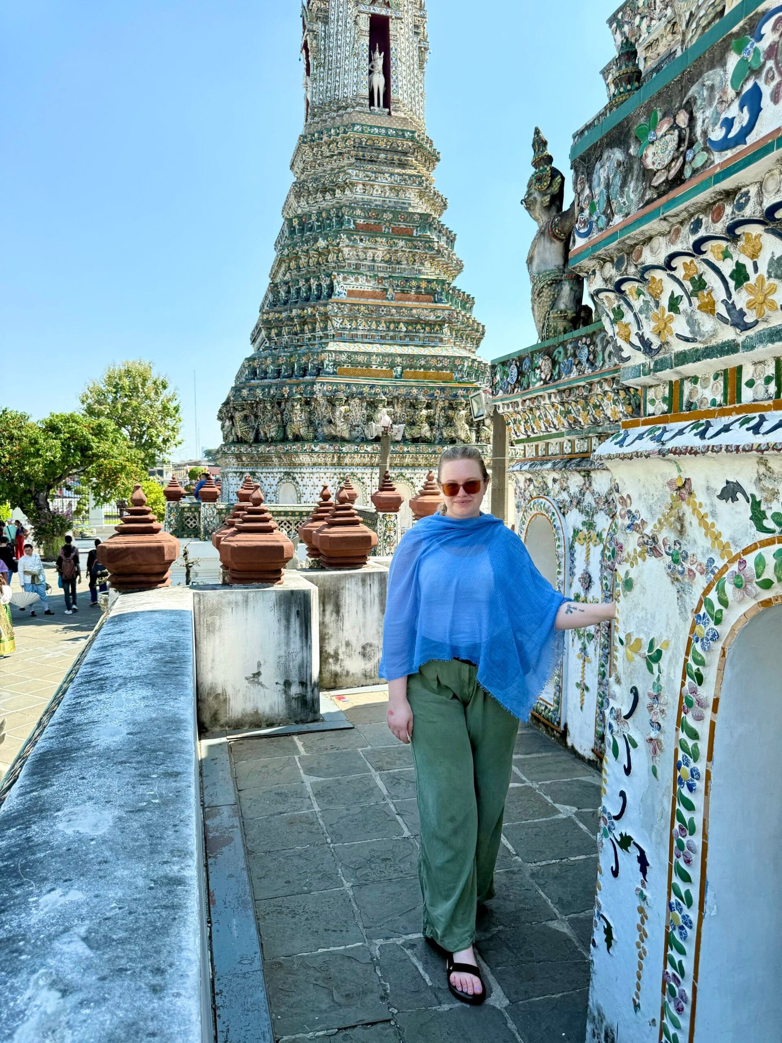 Me standing infront of Wat Arun